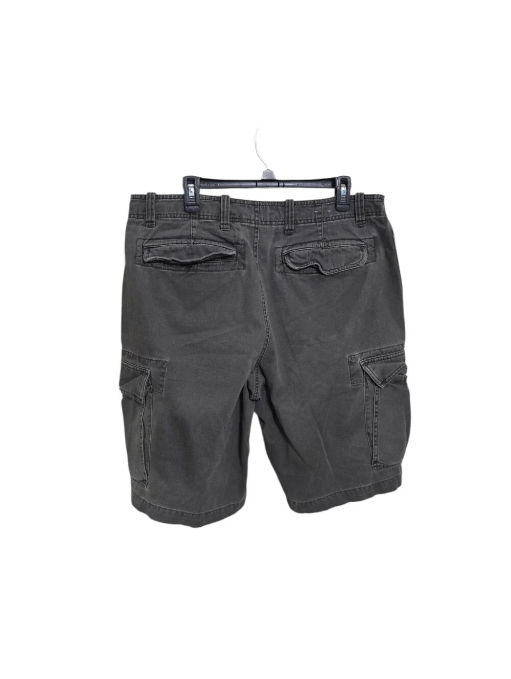 Vintage Old Navy Gray Mens Cargo Shorts Sz 35